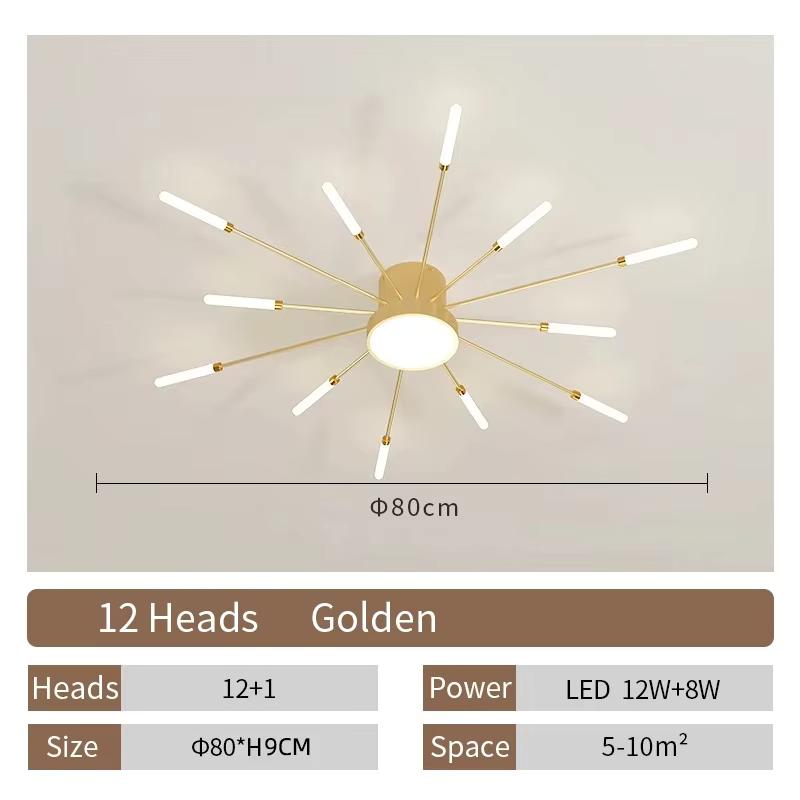 Креативная светодиодная потолочная лампа в форме веера, современный светильник для гостиной, домашний декор, столовой, спальни, детской комнаты, интерьер, потолочная подвесная лампа