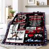Wrestler Customize Your Name Blanket Used For Chair Office Sofa Bed Camping Soft And Warm Giving Friends And Relatives Birthday Gifts Graduation Gifts