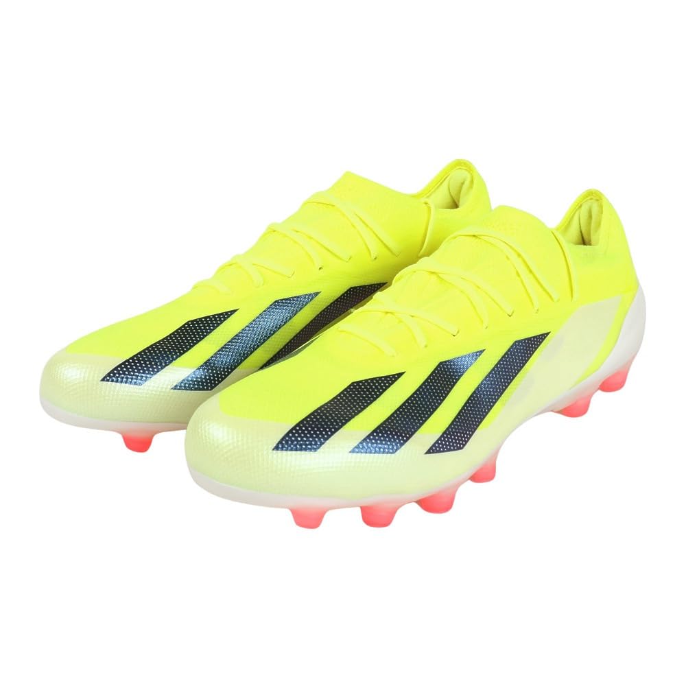 Adidas X Crazy Fast Alphaskin Elite MCO84 Soccer Team Solar White Size cm HG/AG Cleats, Yellow/Core Black/Footwear (IF0653), 28.0