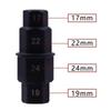17 19 22 24mm Front Wheel Axle Removal Tool 4-In-1 Repair Wrench Durable Hex Key Socket
