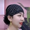 New Full Cover Bonnet Hat Elastic Cover White Hair Headwear Breathable Headband Cap Women