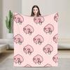 K-Kakaos F-Friends Tube Apeach Ryan Trio Blanket Quality Warm  Throw Blanket Winter Picnic Home Decor Aesthetic Bedspread