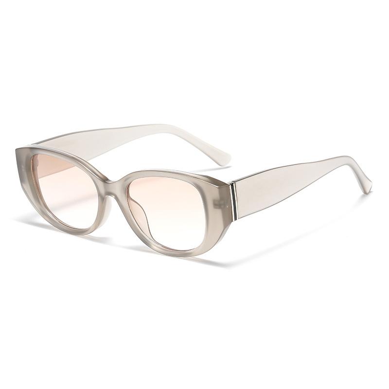 Vintage sun protection sunglasses, wide-leg small-frame square cat-eye sunglasses