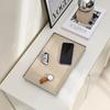 Luxury Desktop Trays Entrance Hall Square Key Storage Tray Dressing Table Jewelry Storage Tray Modern Home Decoration Plates
