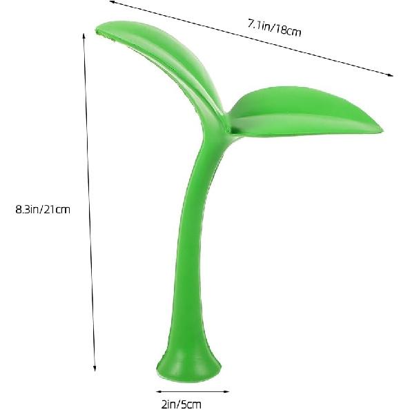 Car Roof Decoration 3D Plant Sprout Car Ornament Cute Exterior Bumper Hood Sticker Easy Installation Universal Roof Accessories