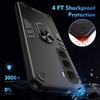 For Infinix Hot 60i 4G Case PC+TPU Drop Defend Phone Cover with Ring Kickstand