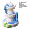 Mini Fairy Garden Accessories Miniature Tiny Waterfall Pavilion Roman Column Figurine for DIY Crafts Micro Landscape