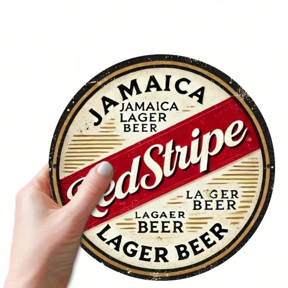 Vintage Metal Tin Sign Jamaica Lager Beer Retro Wall Decor Bar Pub Man Cave Gift