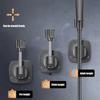 Wall Mounted Shower Head Mount with Suction Cup, Bathroom Replacement Accessory for Handheld Shower Wall Area Use