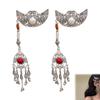 2pcs Ethnic Mongolian Style Hair Clips For Women Retro Court Design With Cultural Elements