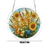 Sun Catcher Decor 2D Acrylic Colorful Pendant Puzzle Suncatcher For Window For Indoor Outdoor Windowsills Yard Tree Balcony