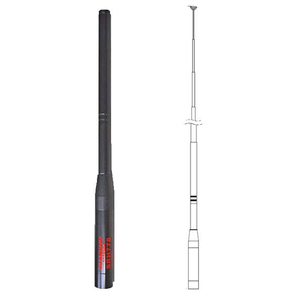 Daiichi Denpa Kogyo SRH776 144/430 & 120/150/300/450MHz reception compatible handy rod antenna