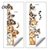 Creative Home Decoration Gifts Cute Cartoon Cats/Dogs Wall Stickers, Waterproof PVC Decals, Peel And Self Adhesive Graphics Stick Decorative
