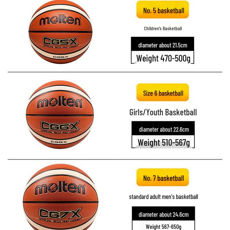 Molten B6G3800 Size 6 Indoor/Outdoor Basketball