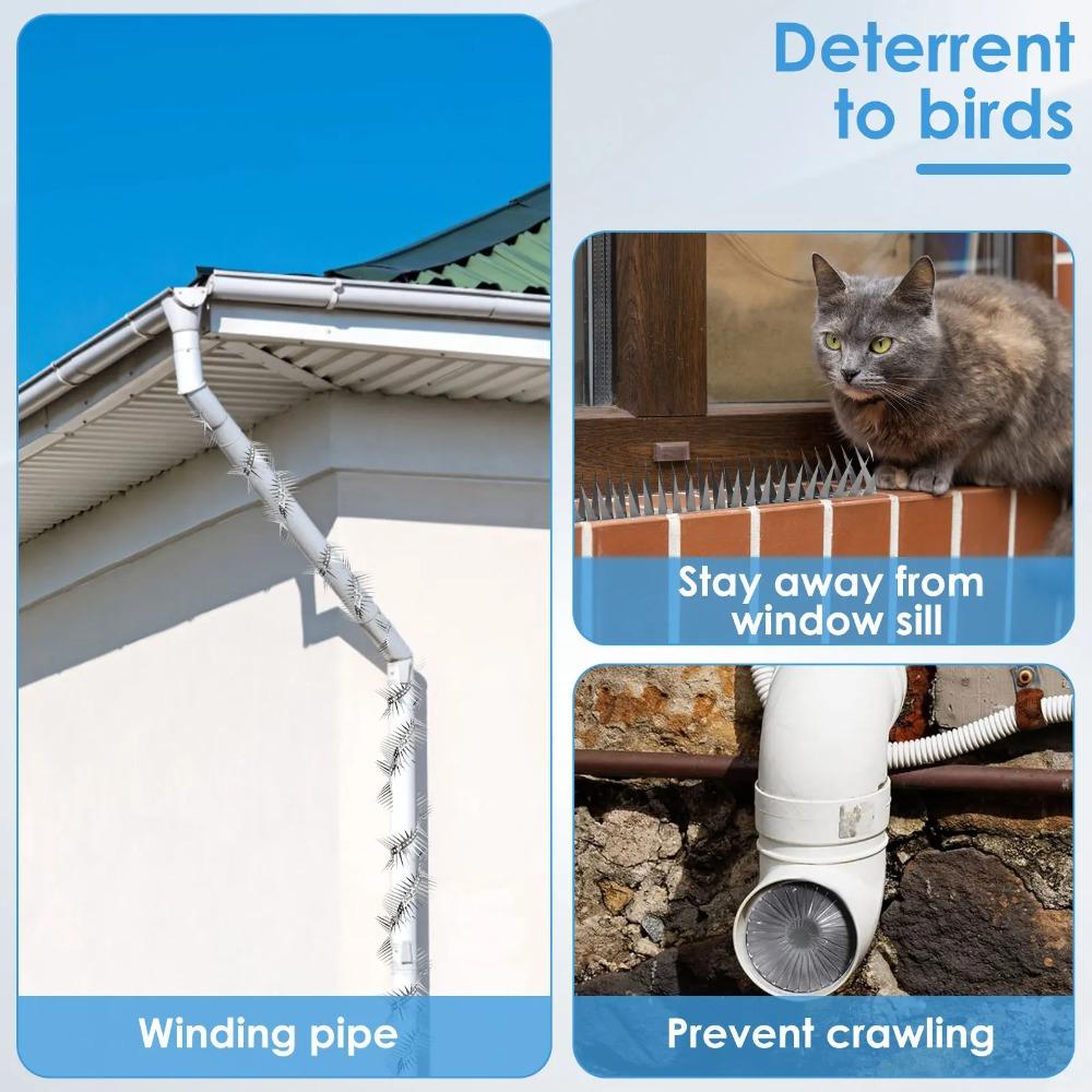 Entangle Anti-Bird Spikes Stainless Steel Anti-bite Deterrent Straps New Bird Repeller Outdoor