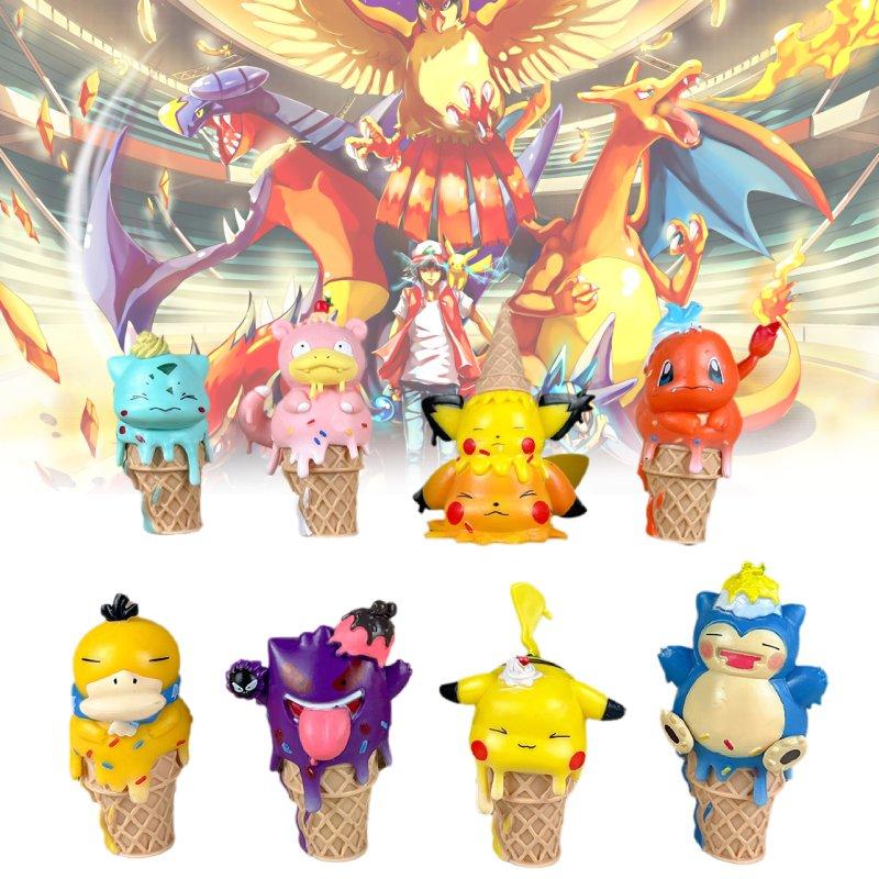 Character Cream Ice Cone Pvc Toy Model Desktop Decoration Gift Christmas