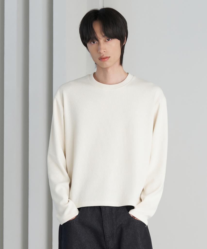 HYOJI 26 Fw Ribbed Round Crop T-Shirt (3 Colors)