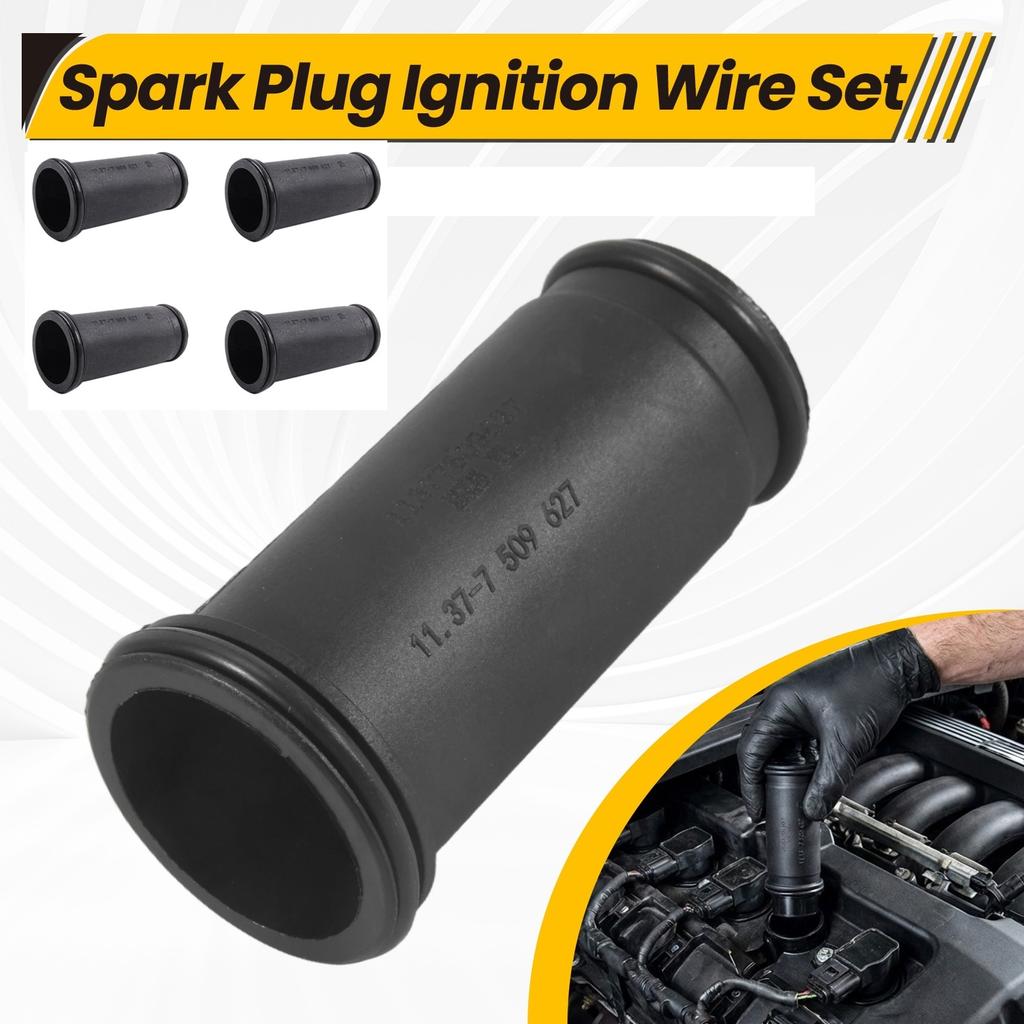 5Pcs 11377509627 Ignition Spark Plug Pipe Tube for BMW 1 3 5 Series X1 X3 Z4 E81 E88 E46 E90 E84 E83 118i 120i N42 N46 318i 320i