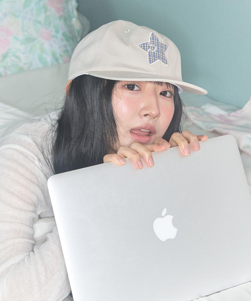 Kiibi Star Symbol Patch Cap Oatmeal