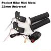 Pocket Mini Bike Hand Grips Kill Stop Switch Twist Throttle Brake Levers Set 2 Stroke ATV Quad Go Kart Dirt Bike Motorcycle