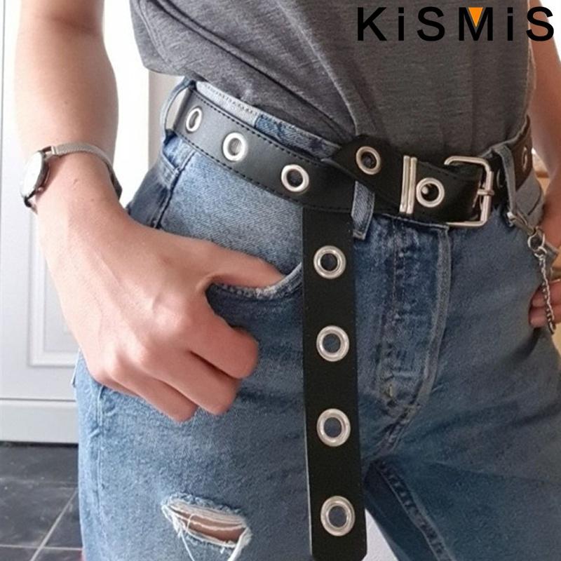 Punk Hip-Hop Chain Belt Hollow Waist Strap Casual Retro Alloy Clothing Accessory for Women Jeans