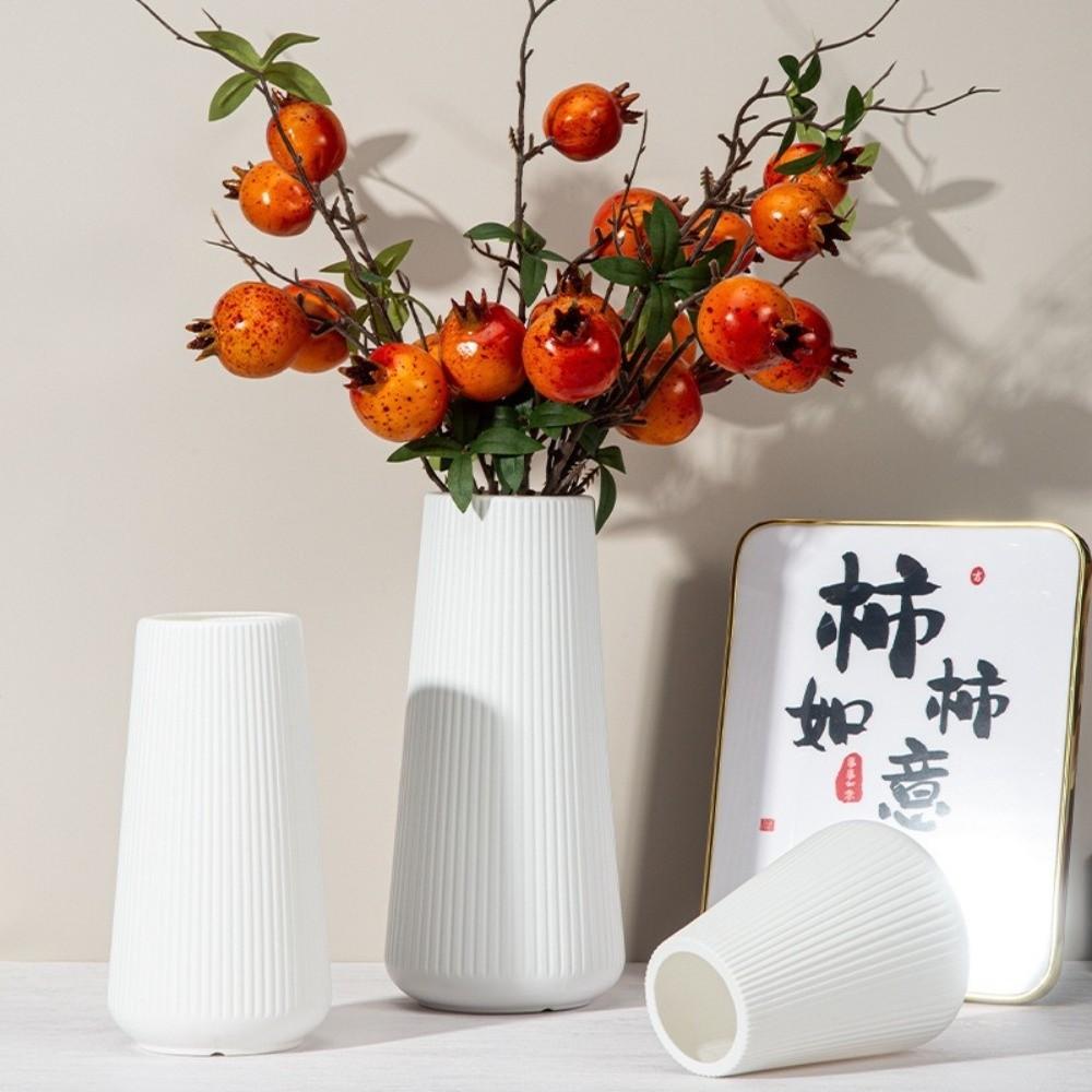 Plastic Water Cultivation Vase Imitation Ceramic Flower Arrangement Vase Nordic Flower Vase