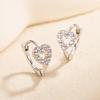 Chic Heart Earrings - Sweet, Cute, Hollow Design for Best Friends