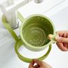 Push-type Kitchen Sink Filter Basket Anti-leakage Separate Drain Bowl Filter Basket Sink Storage Rack Hanging Bag Grid Racks