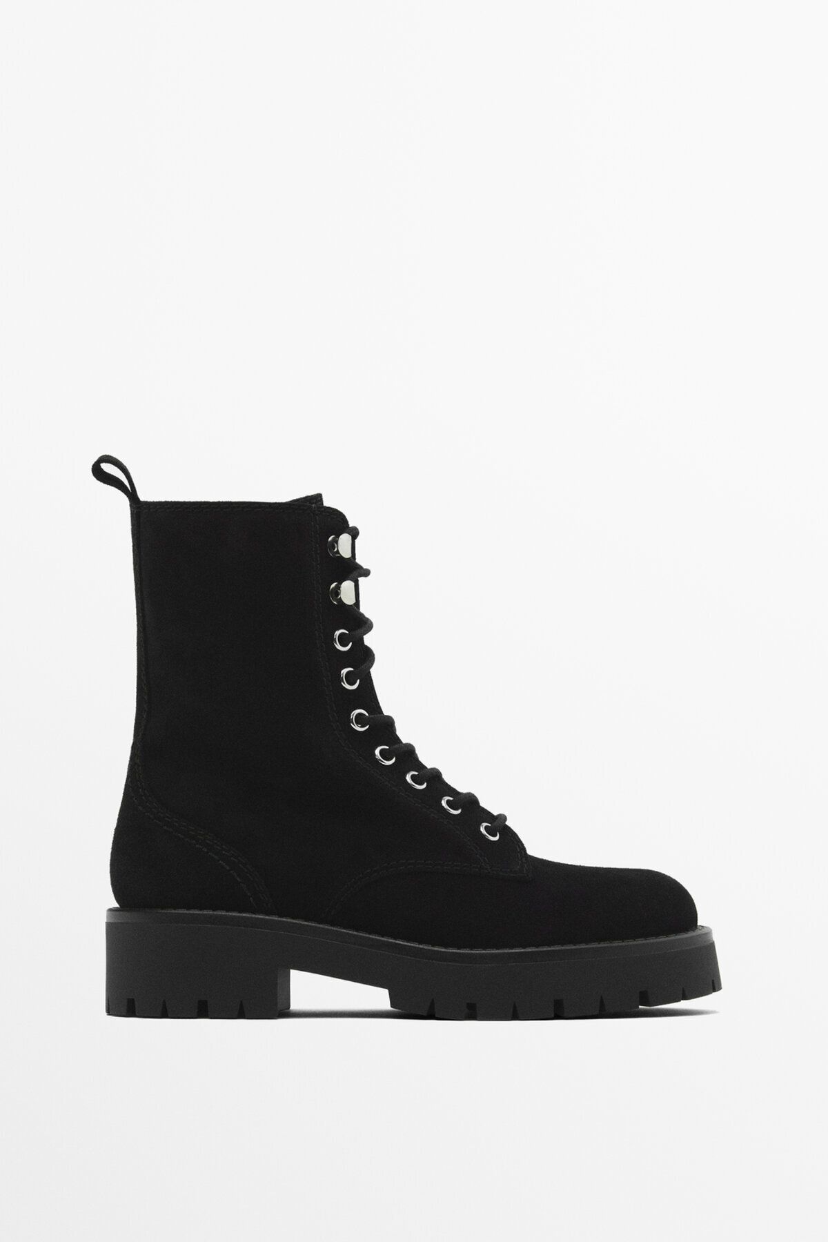 

Women s Modern Stylish Fashion Genuine Leather Skid-Sole Lace-Up Boots 37
