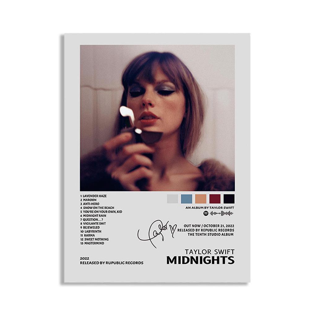 Poster su Tela Copertina Album Taylor Swift per Decorazione Murale di Camera da Letto o Soggiorno