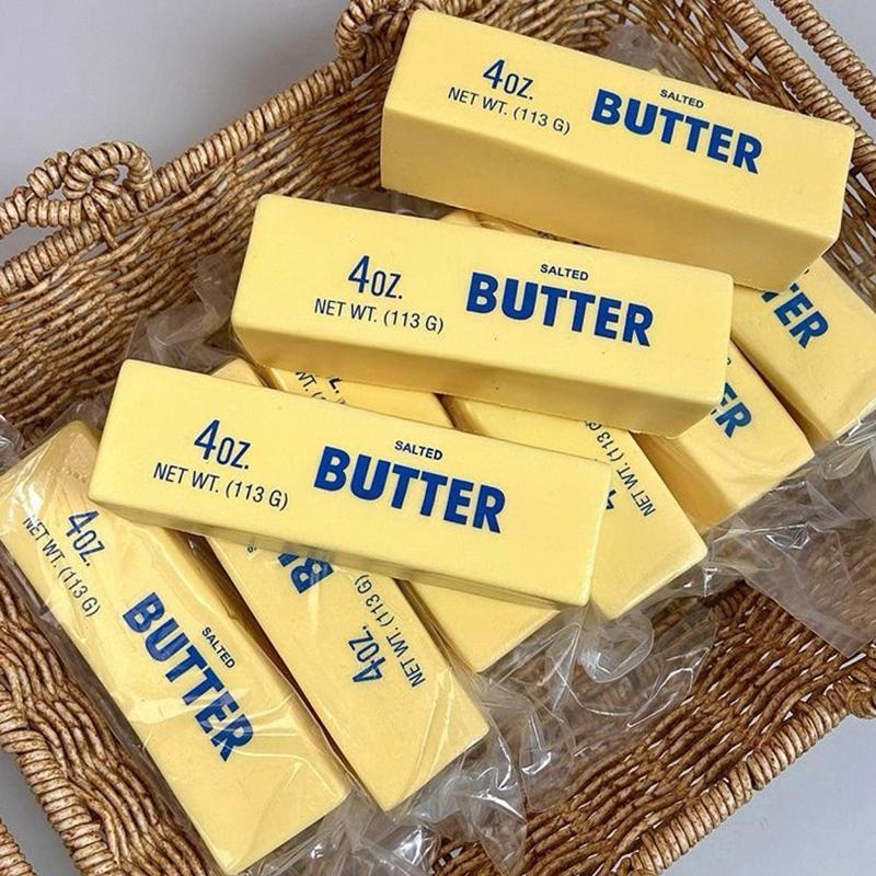 Squishy Butter Super Big Cheese Butter Fidget Ball Stress Relief Squeeze Decompression Soft Squishy Ornament Party Favor Gifts