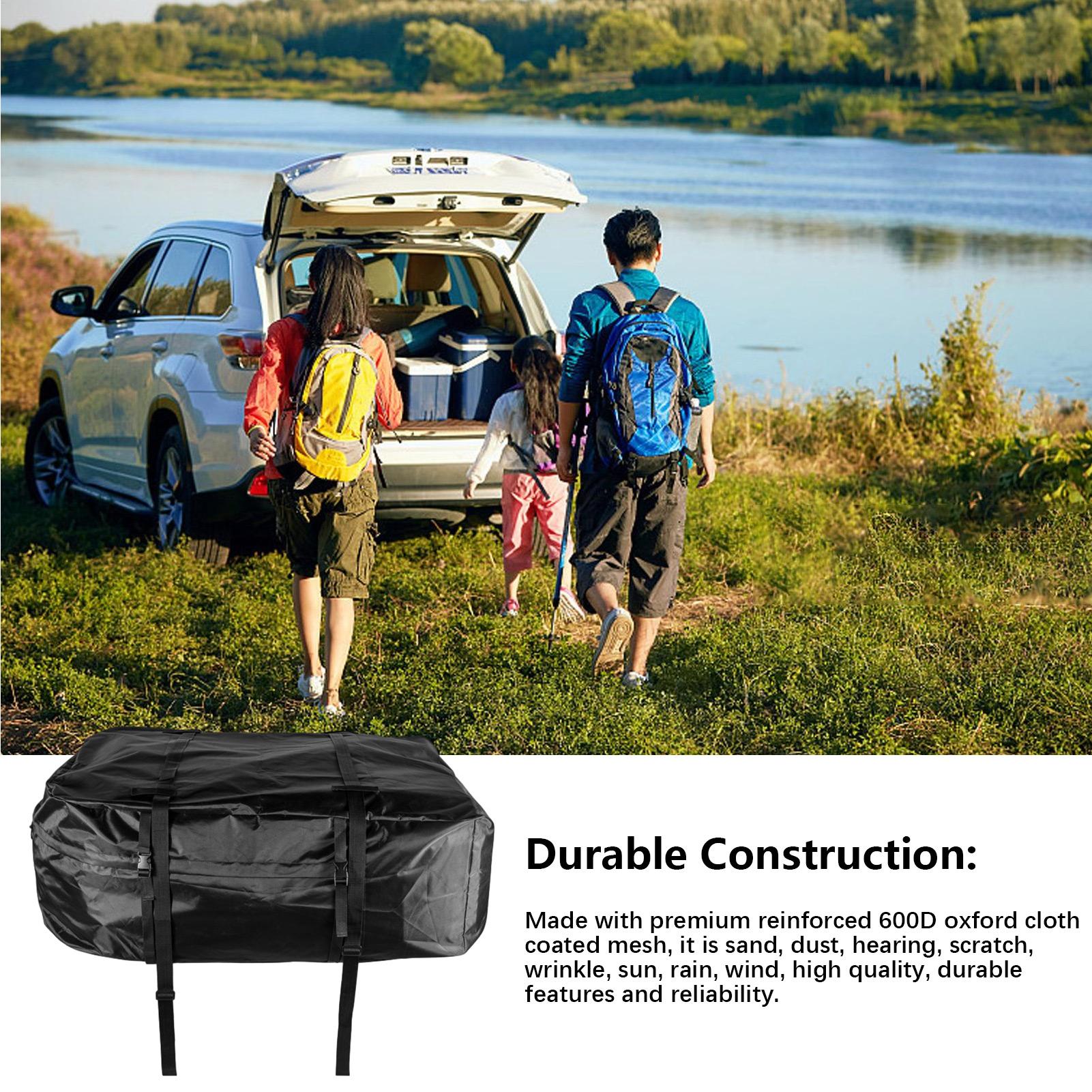 

Roof Bag Waterproof Luggage Storage For Vehicle Topper Car Roof Top Cargo Oxford Carrier For Truck Suv Van Trailer Camping China Mainland