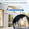 Waterproof Solar Wall Lamp with Remote Control for Outdoor or Courtyard Lighting