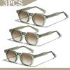 1/2/3 Pcs Wholesale New Square Retro Sunglasses Men Fashion Punk Sun Glasses Women Travel Eyewear Lunette De Soleil Femme UV400