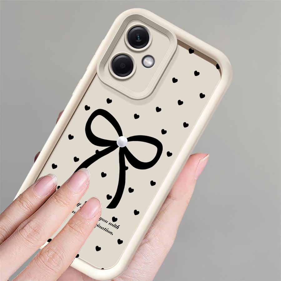Cartoon Bow Phone Cover Case for Xiaomi Poco F8 C61 C51 X3 NFC C50 X3 Pro