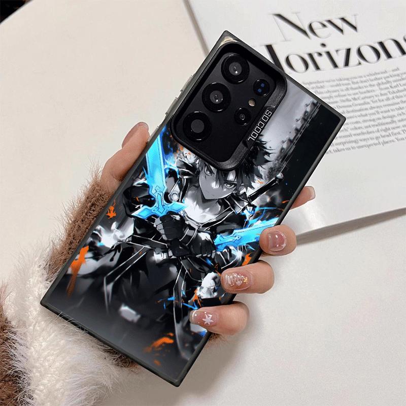 Sword Art Online Kirito Weiche Handyhülle für Samsung Galaxy S24 S25 FE S26 Edge S23 Ultra S22 Plus S21 + Stoßfeste Hülle Rückseite Sh