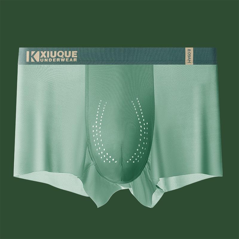 Ice Silk Herren Unterwäsche Atmungsaktive Sexy Boxershorts 5A Antibakterielle Herrenhöschen Nahtlose männliche Boxer Unterhose