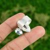 Natural African Amethyst Stackable Flower Ring Size 8.25 925 Silver For Women