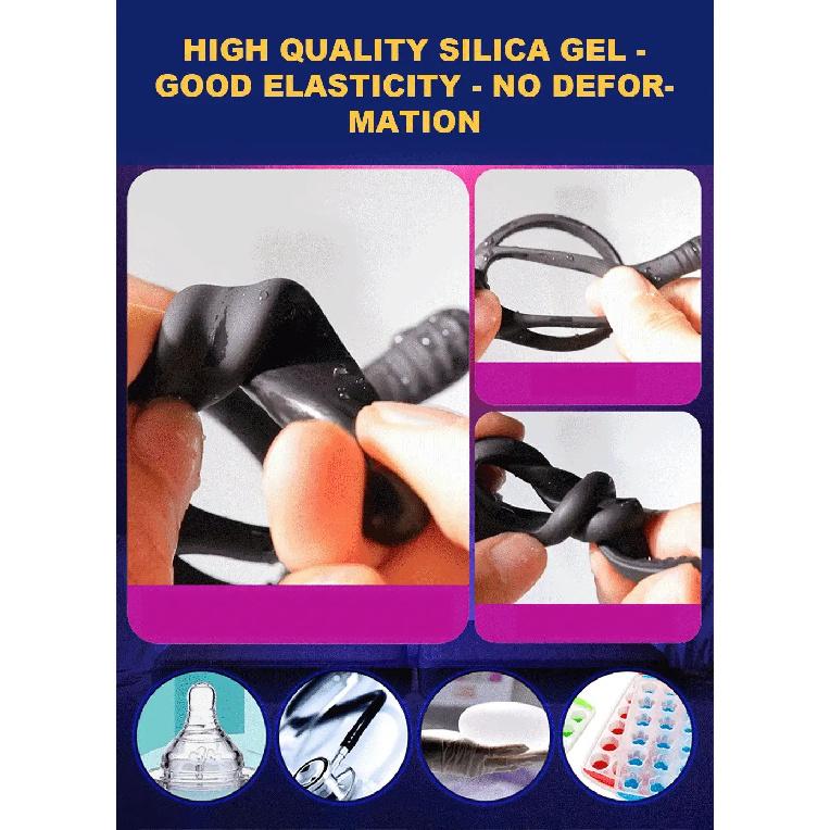 Vibrating Penis Cock Ring Delay Ejaculation Silicone Anal Vaginal G Spot Clit Stimulator Vibrator Adult Sex Toys For Men Couple