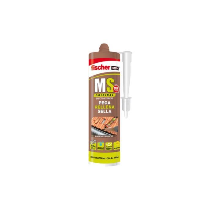 Mastic D'étanchéité - FISCHER - 96003 - Silicone - Marron - 290 Ml - Durcissement Rapide
