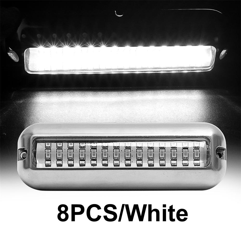 

8PCS Underwater Light For Boats Speedboat Boat Lights 42 LED Navigation Lighting Boat Marine Transom Light RVS Yacht Accessories