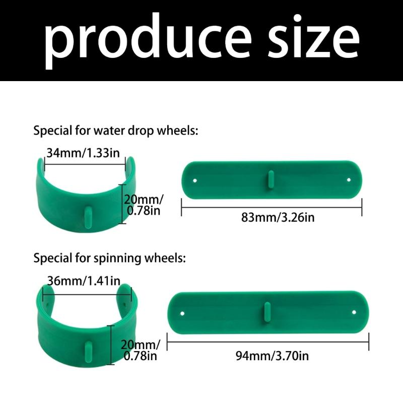 Silicone Fishing Spools Belt Reels Keeper Clip Line Spools Clamps Line Keeper High Elastic Protectors Fishing Accessories