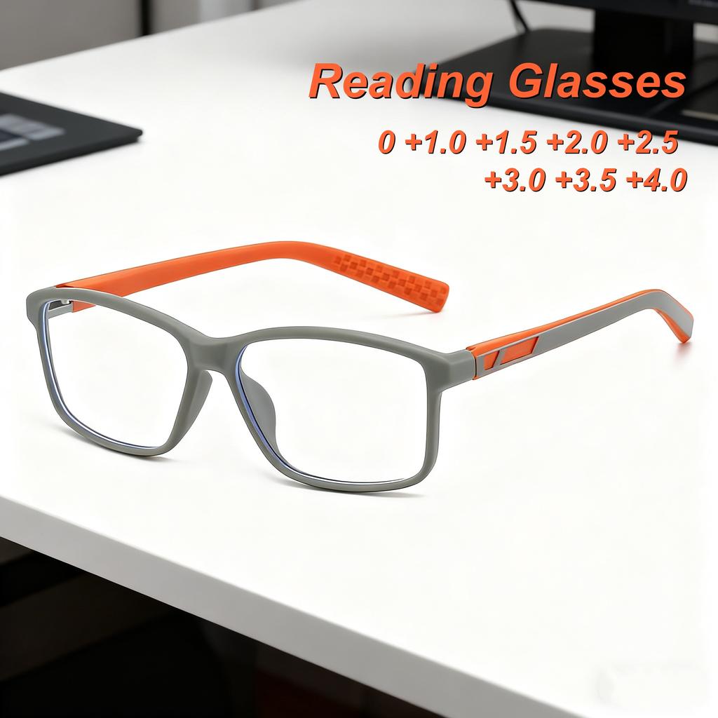 New Fashionable Sports Spring Leg Hd Women'S Reading Eyes Ultra Light Neutral Matte Texture Anti Blue Light Glasses