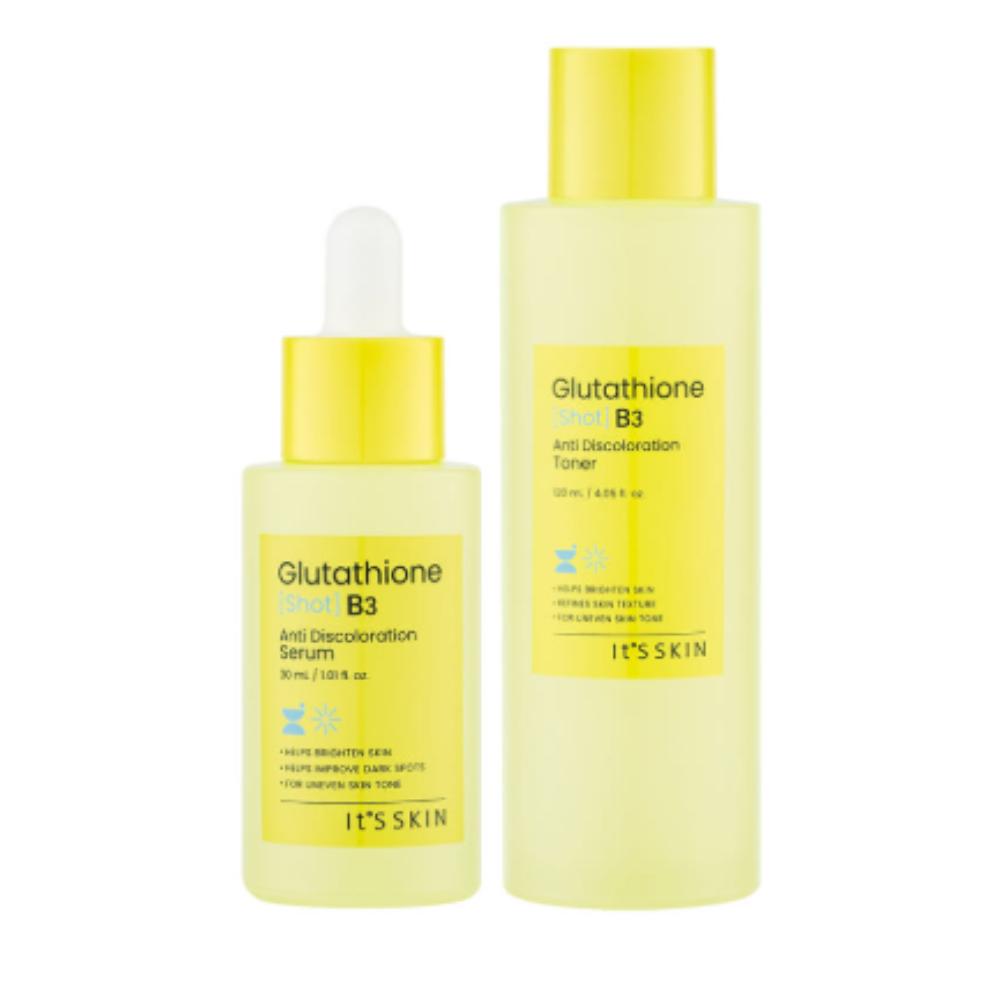 

ItsSkin Glutathione Shot B3 Serum & Toner Set (Serum 30ml + Toner 120ml)