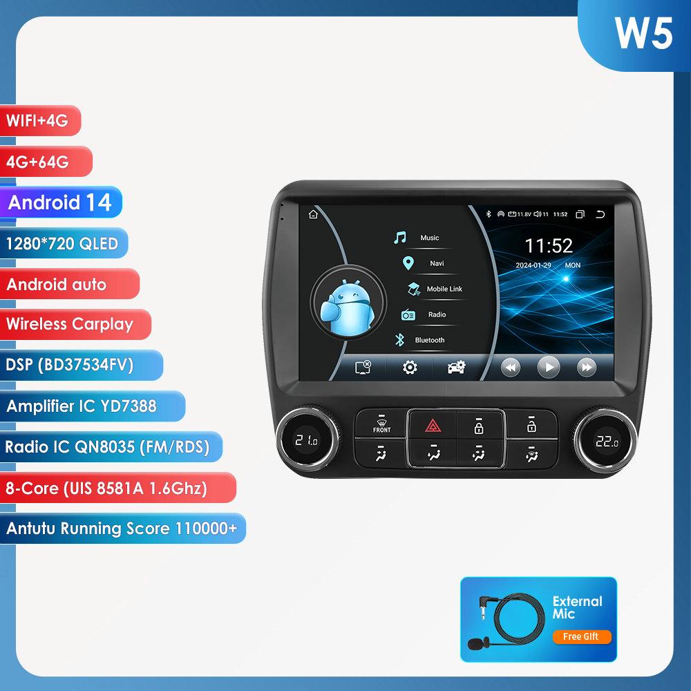 Hizpo Carplay Stereo Car Radio Multimedia Video Player Car Screen for Chevrolet Camaro 2010-2015 8Core Android 16 FM 4G GPS io He