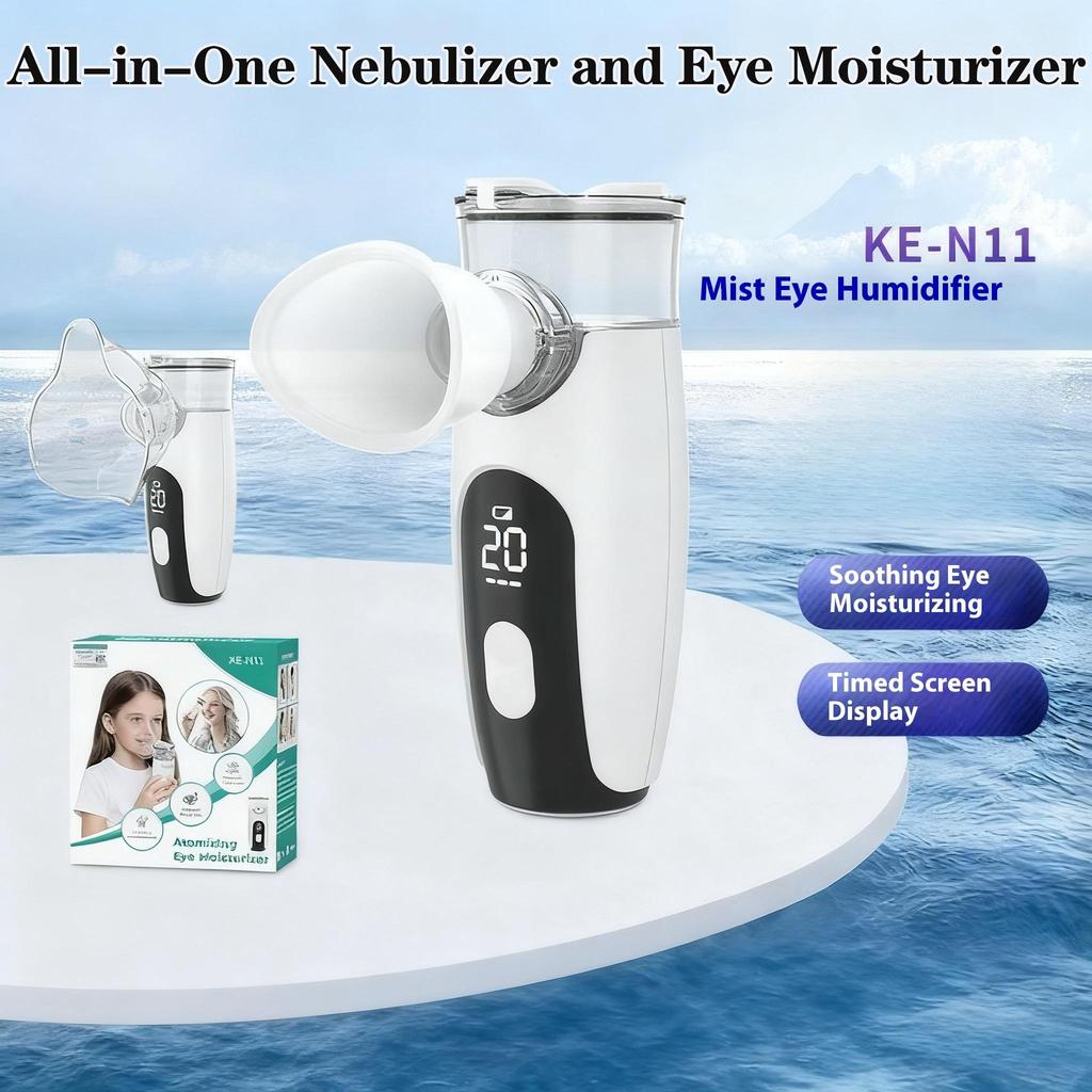 Medical-Grade Ultrasonic Mesh Nebulizer for Eye & Facial Care