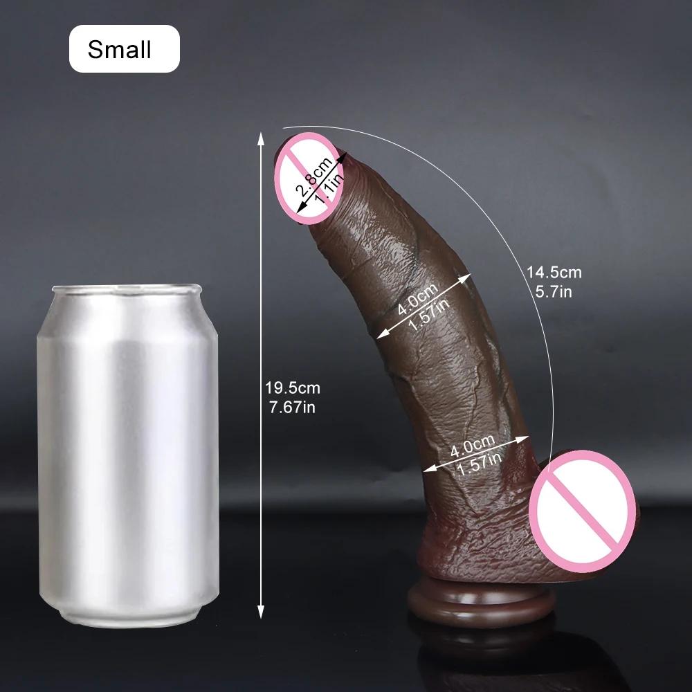 Thick Dildos Realistic Liquid Silicone Huge Penis Women Sex Toys G-spot Masturbation Big Dick Strap on Anal Dildo Lesbian 18+