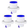 Adjustment Sewer Seal Stoppers Easy Installs Floor Drain Cover Drain Pipe Odor Preventer ABS Plugs for Kitchen & Bath