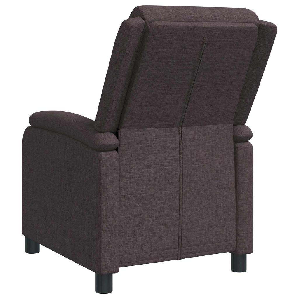 Recliner Dark Brown Fabric