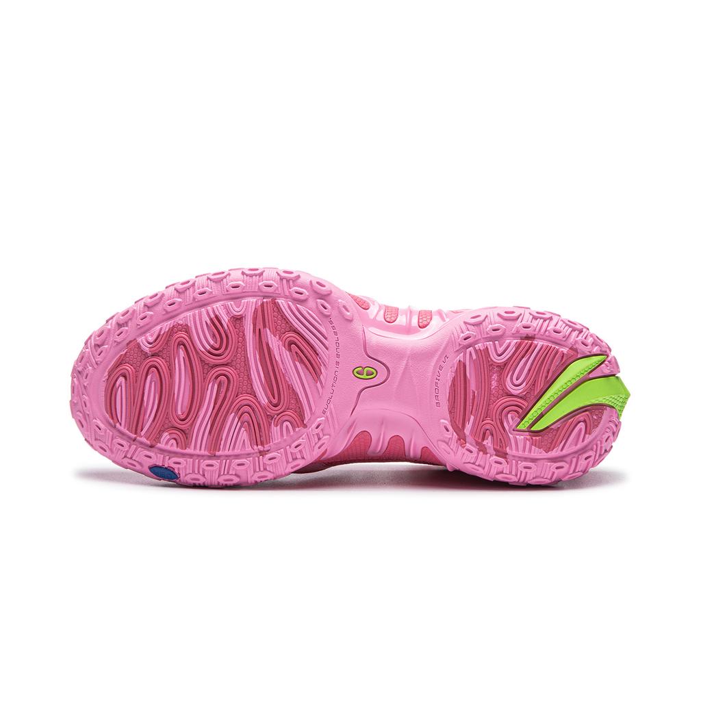 Li Ning Fan Wu 6 Ultra Light Technology Mesh Basketball Shoes Men sneakers Bright-Pink ABFW019-10